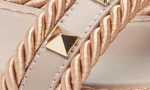 Valentino Garavani Rockstud Espadrille Wedge Sandal