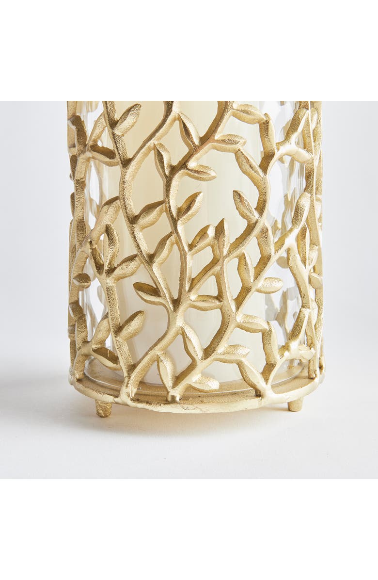 Napa Home & Garden Celine Hurricane Candle Holder, Alternate, color, Gold