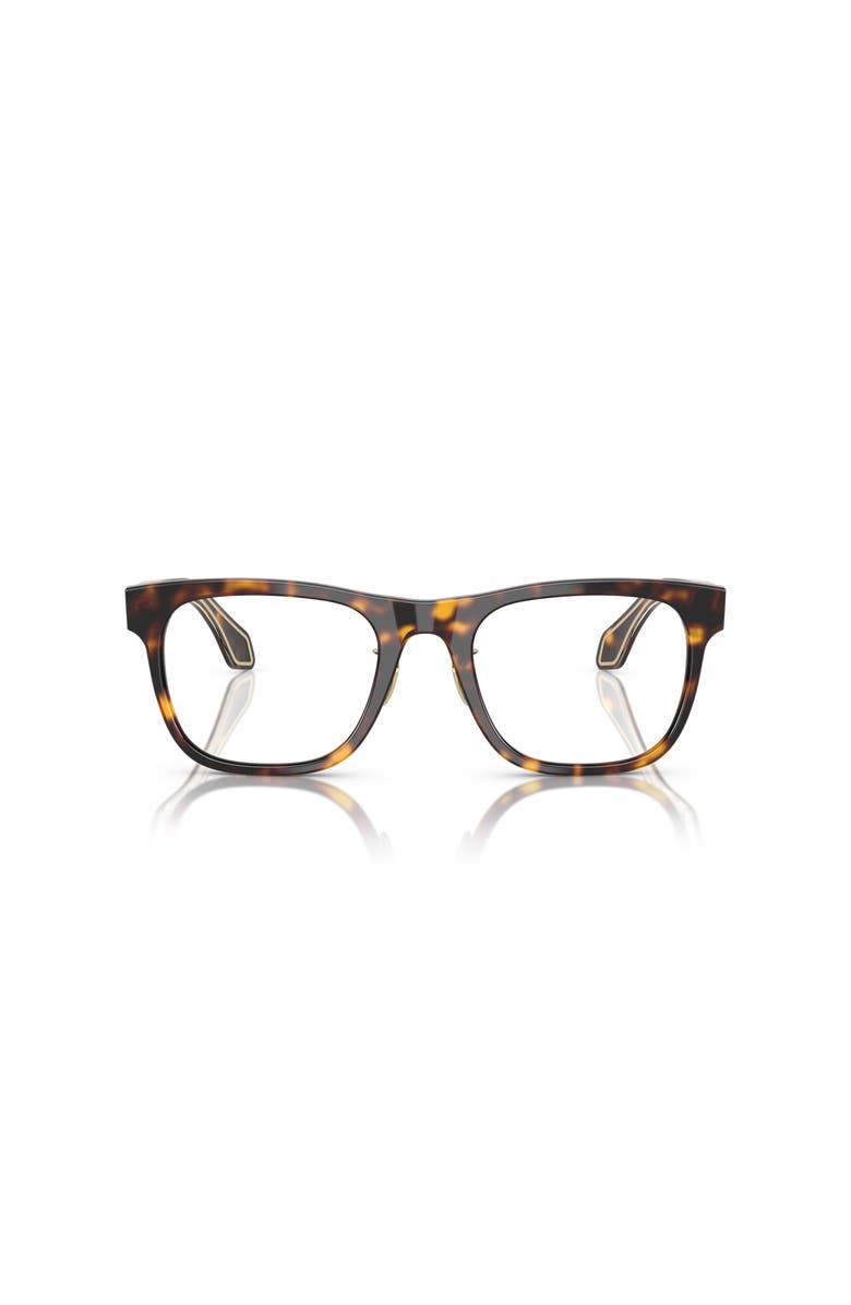 Giorgio Armani 53mm Square optical glasses, Alternate, color, Tortoise