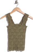 Free People Love Letter Floral Knit Camisole