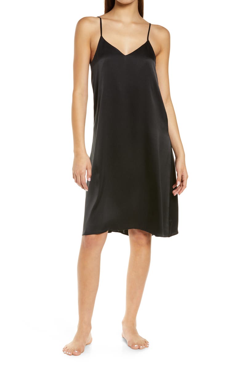 Papinelle Pure Silk Slip Nightgown, Main, color,