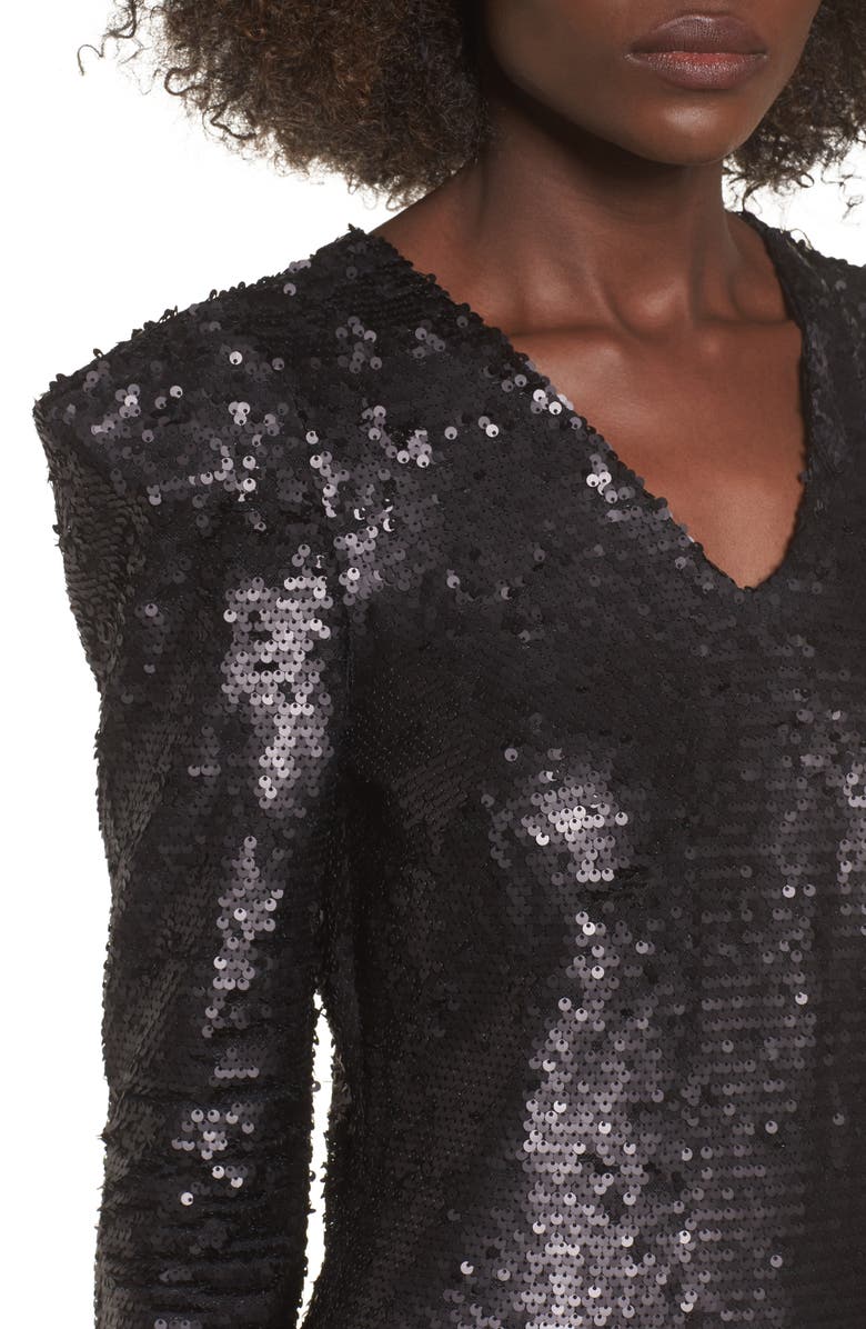 Leith Sequin Dress, Alternate, color,