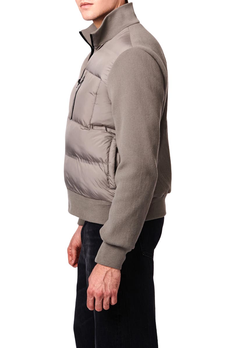 Bernardo Knit Combo Puffer Jacket, Alternate, color,