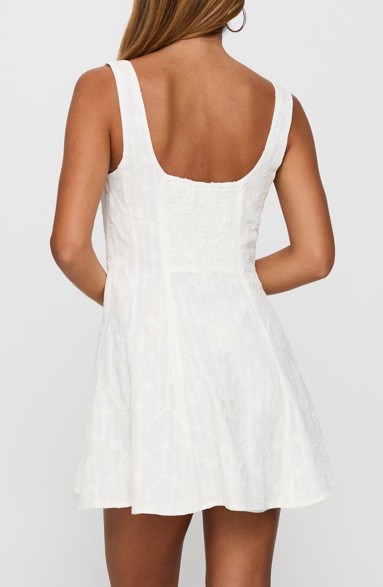 Princess Polly You Can Floral Embrodiered Minidress, Alternate, color, 