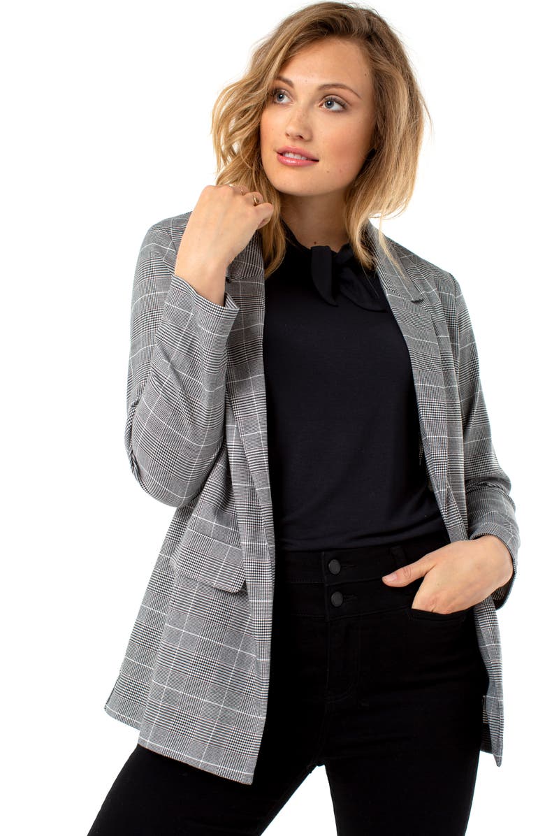 Liverpool Tie Neck Muscle Sleeveless Top, Alternate, color,