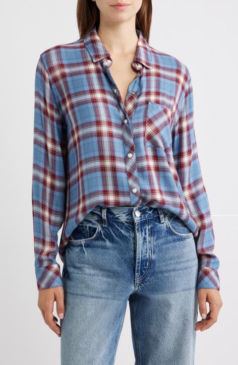 Hunter Plaid Button-Up Shirt