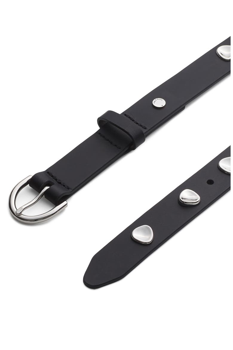 Brynn Leather Belt, Alternate, color, BLACK