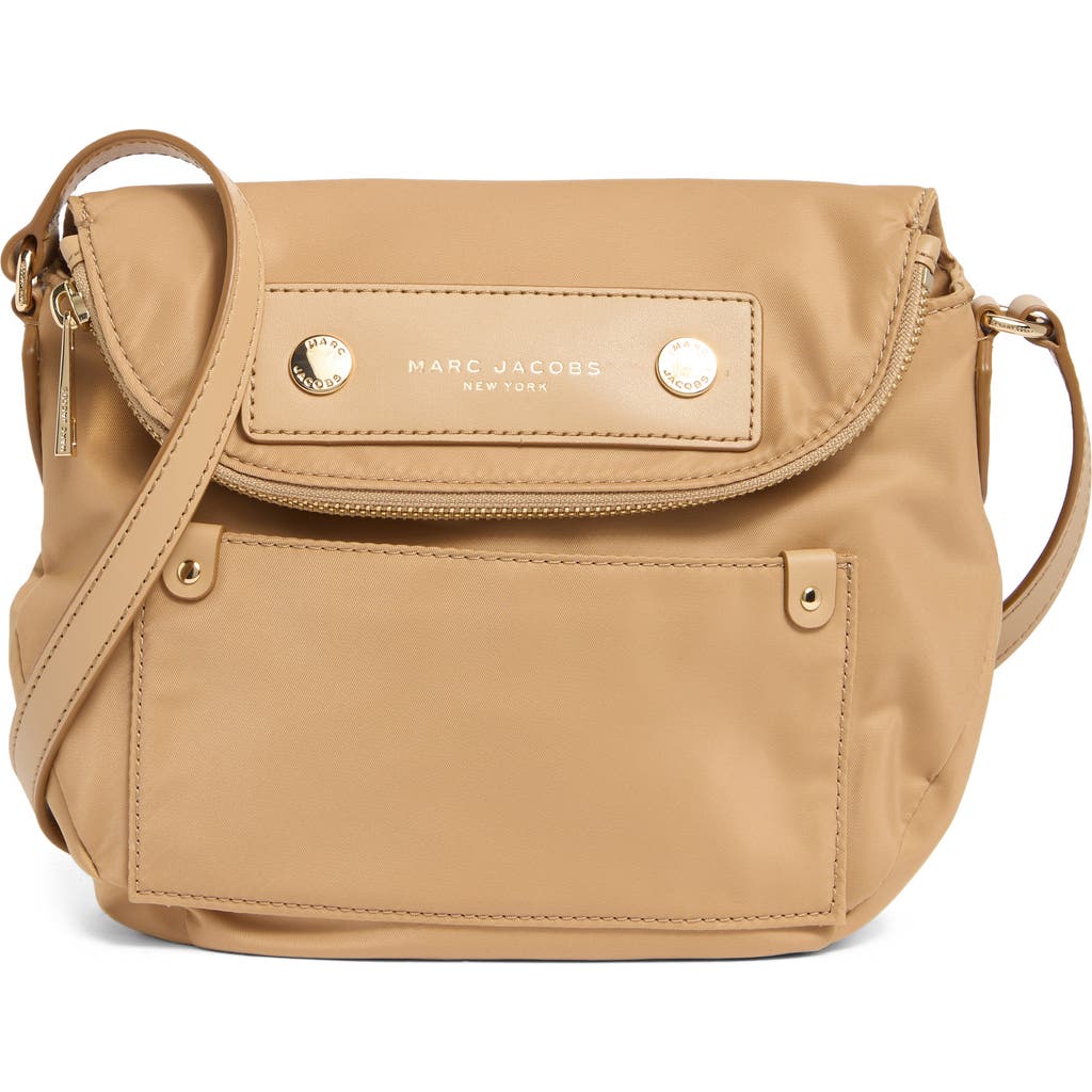 Marc Jacobs Preppy Nylon Mini Natasha Crossbody Bag In Iced Coffee