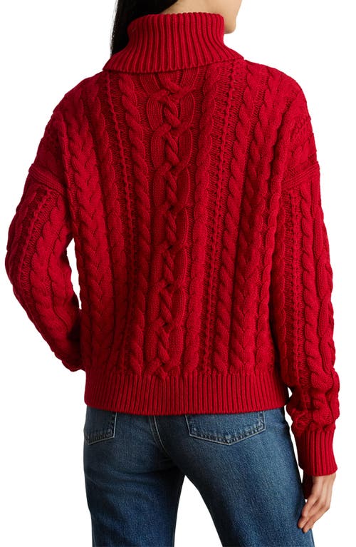 Ralph Lauren Women's Turtleneck Sweater In Red