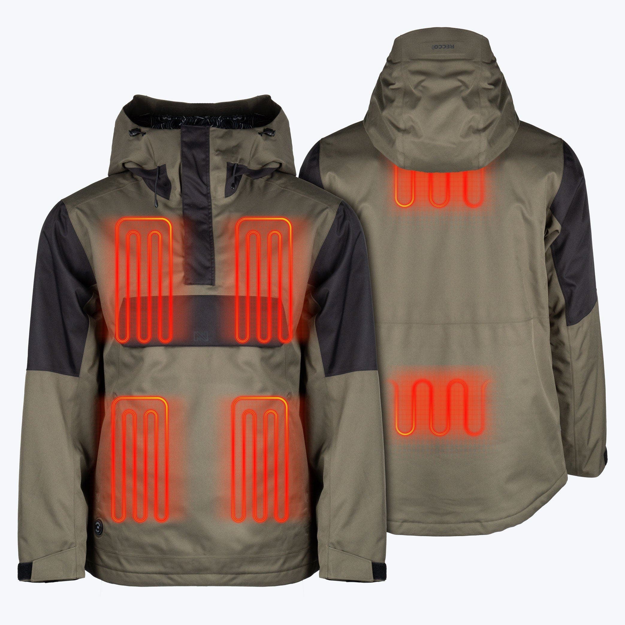 Denali Anorak Heated Waterproof 1/4 Zip Snow Jacket - image 2