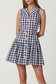 Shoshanna Gingham Natalia Dress