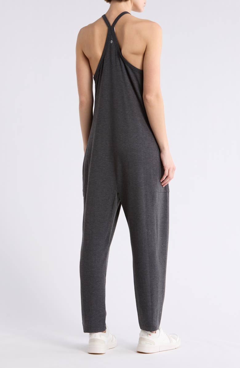 Z by Zella Change of Heart Jumpsuit, Alternate, color, Black Heather