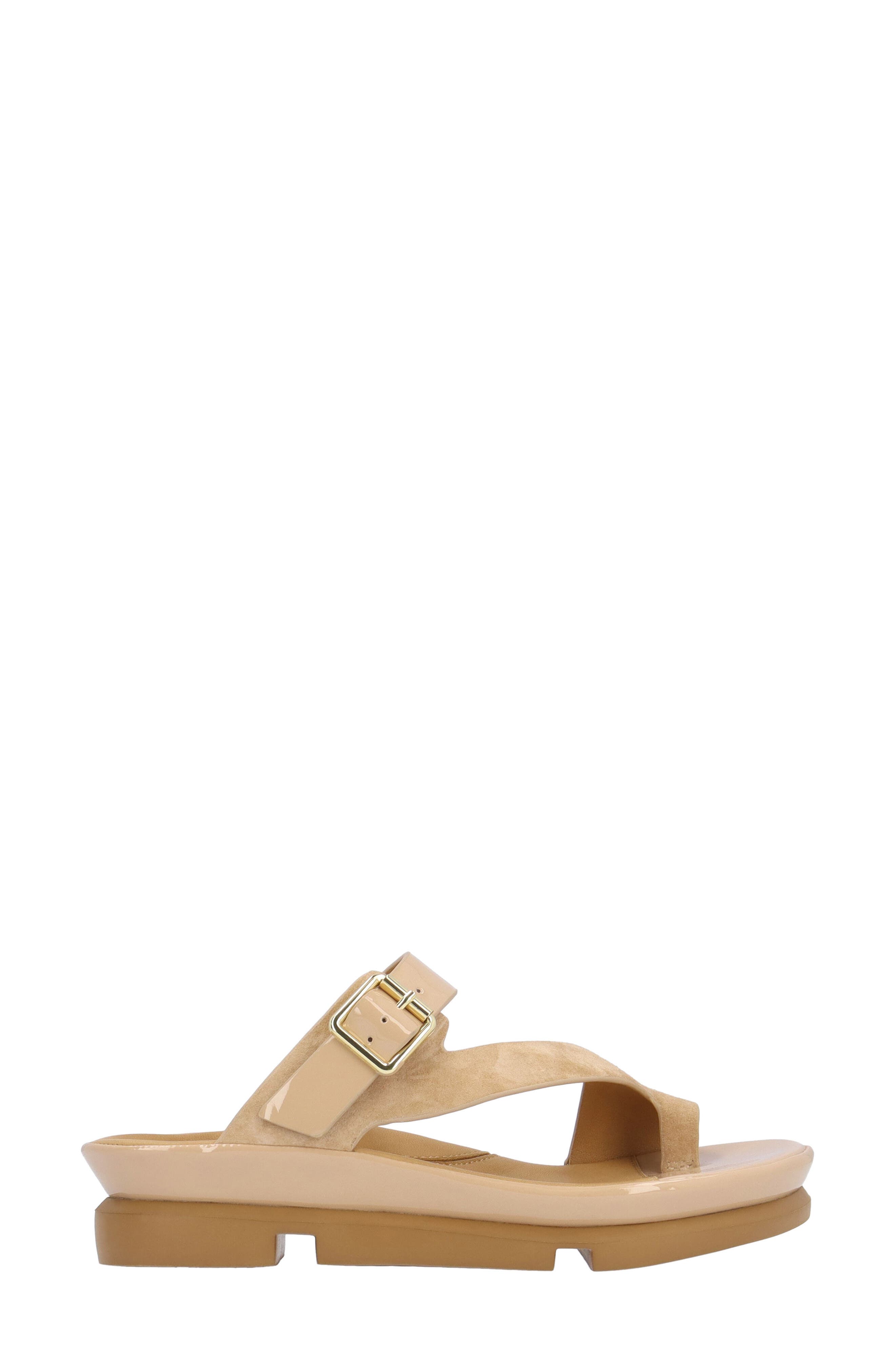 L'Amour des Pieds Alanza Toe Loop Sandal, Alternate, color, Nude