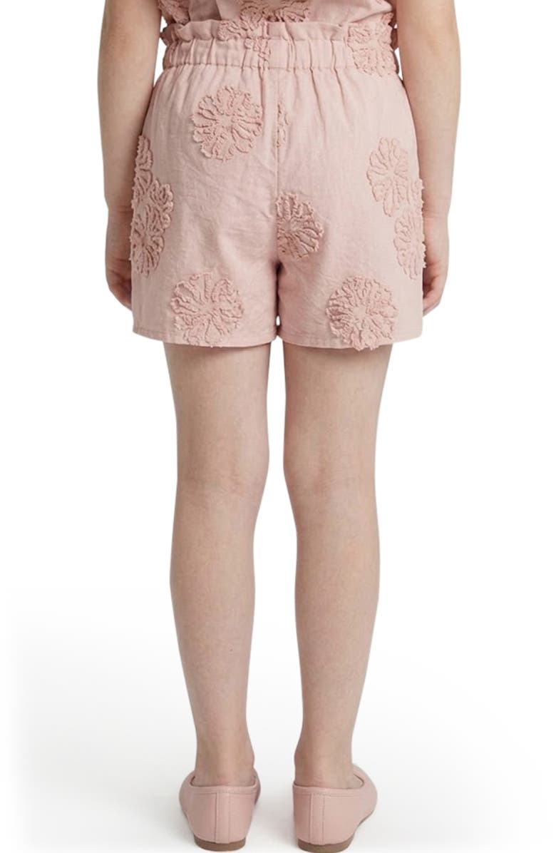 Hayden Girls Kids' Floral Appliqué Shorts, Alternate, color, Blush