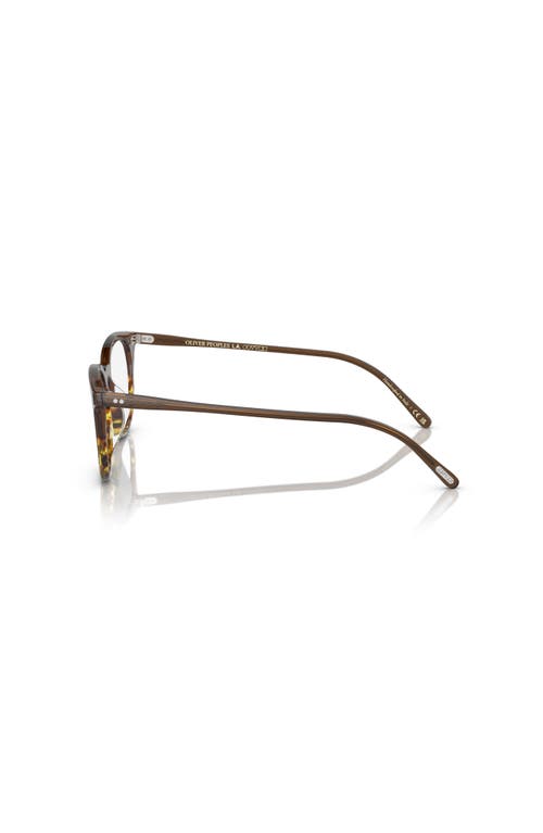 Oliver Peoples 49mm Rectangle Optical Glasses In Black