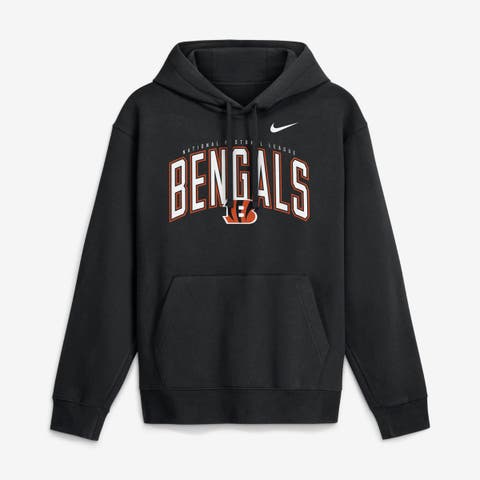 Men's Nike Black Cincinnati Bengals Expect Victory Club Fleece Pullover Hoodie