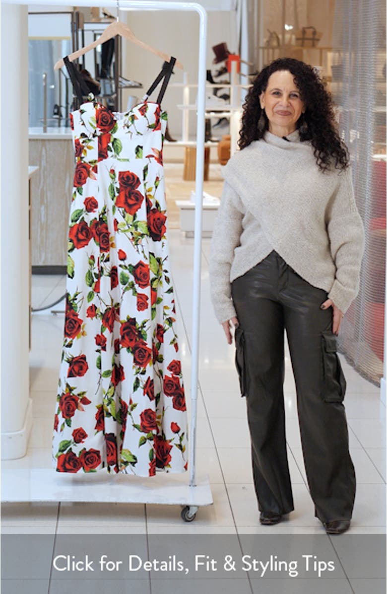 Sutton Floral Print Maxi Dress, sales video thumbnail