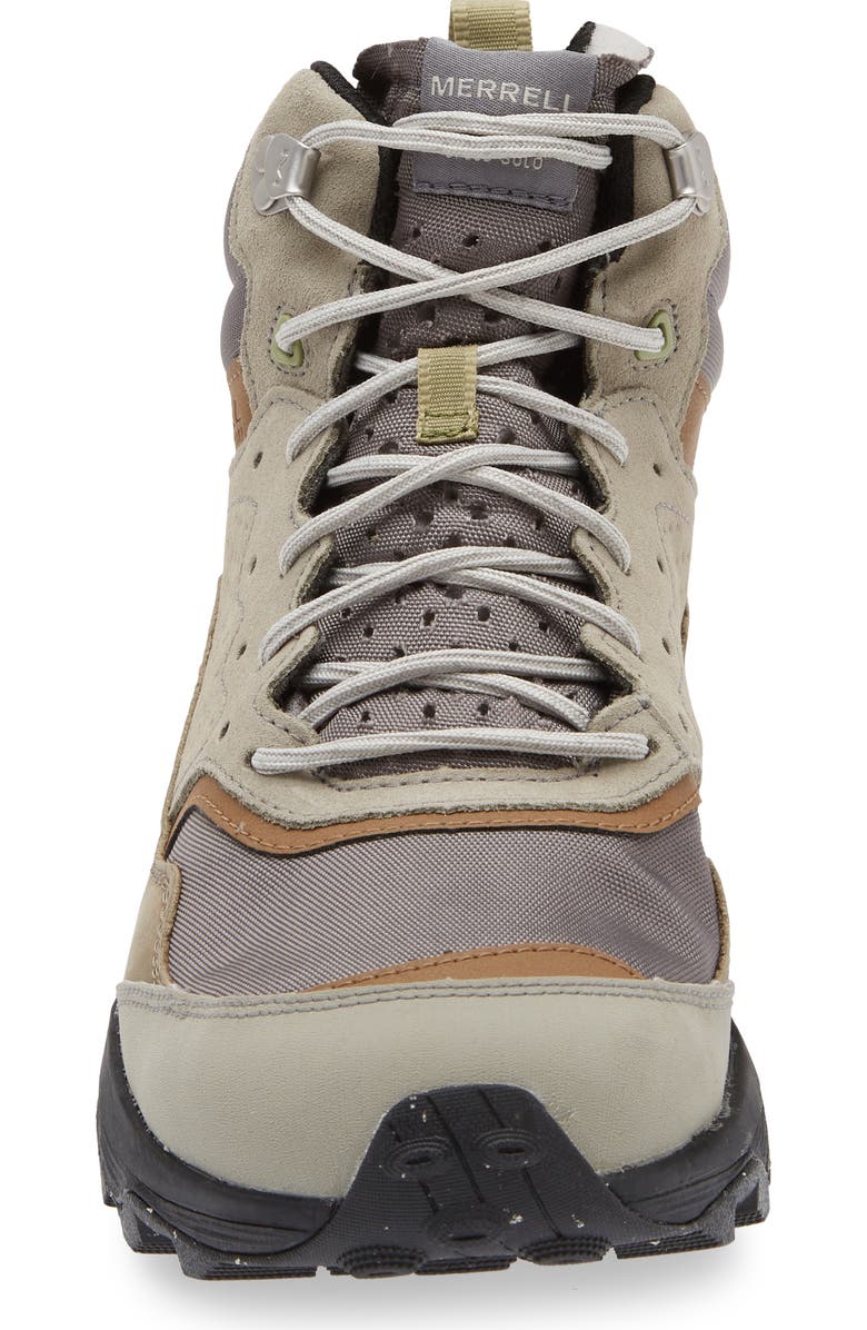 Merrell Speed Solo Mid Waterproof Hiking Boot, Alternate, color, Fog