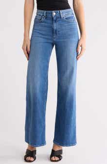 PAIGE Anessa High Waist Wide Leg Jeans