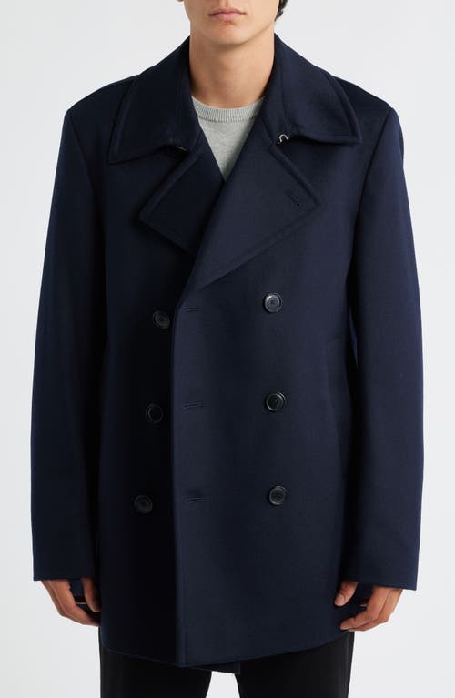 Hugo Boss Coat Boss Men Color Blue In Blue
