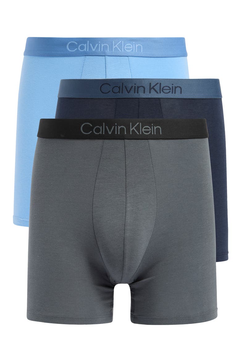 Assorted 3-Pack Boxer Briefs, Main, color, SHORELINE
