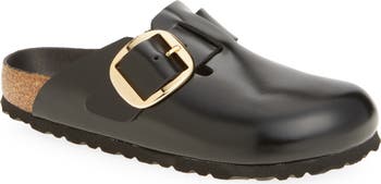 【BIRKENSTOCK 】 BOSTON BIG BUCKLE 36 Boston Big Buckle Nubuck Leather in Color Pure Sage