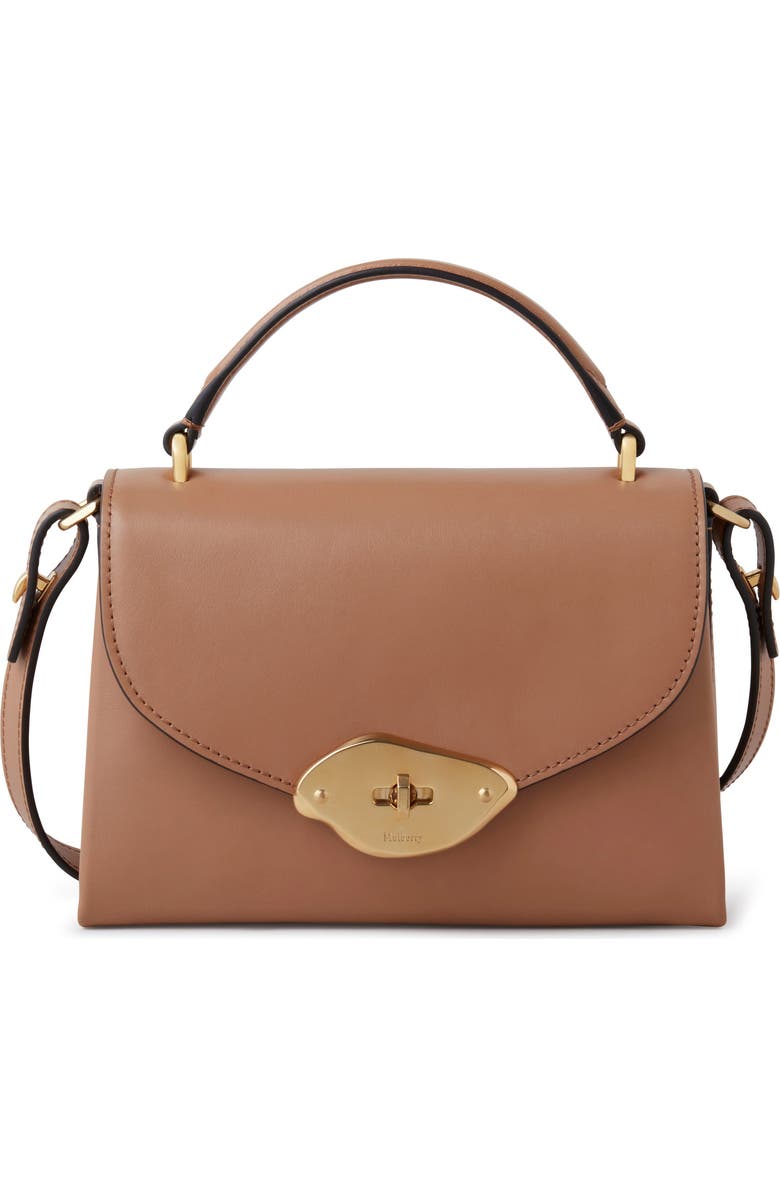 Mulberry Small Lana Top Handle Crossbody Bag, Main, color, Sable