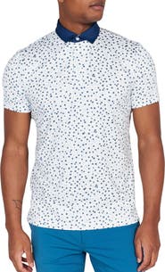Redvanly Herrick Floral Performance Golf Polo