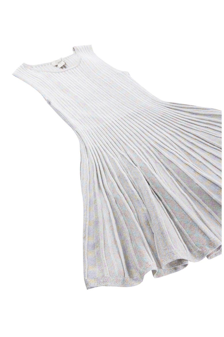 Kids' Ombré Fit & Flare Sweater Dress, Alternate, color, SILVER