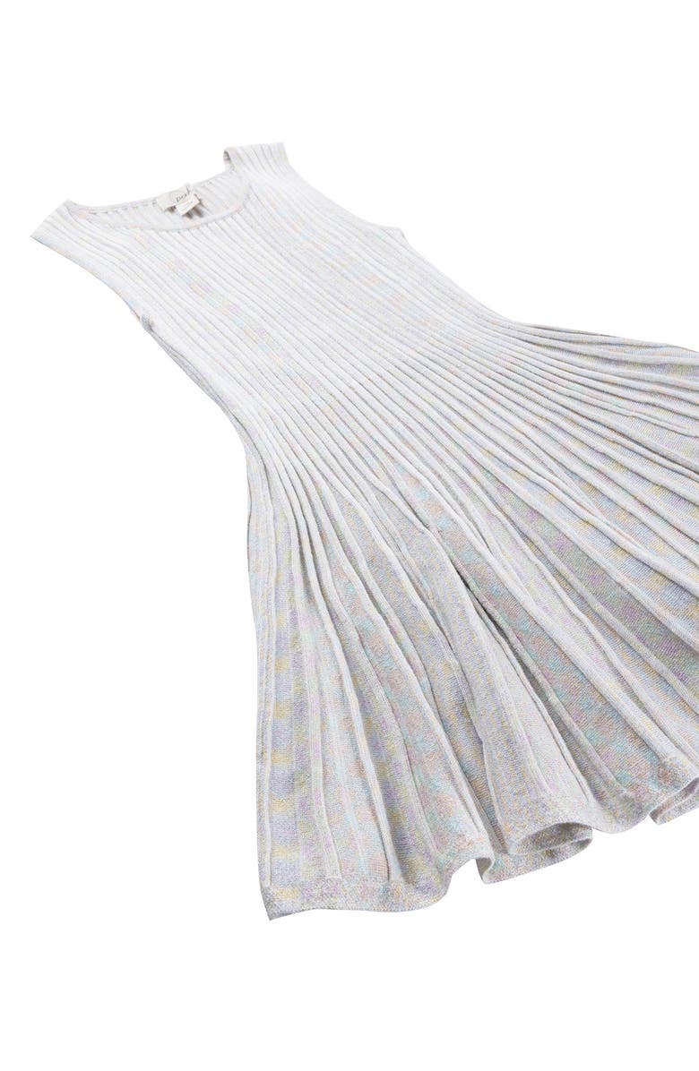 Peek Aren't You Curious Kids' Ombré Fit & Flare Sweater Dress, Alternate, color, Silver