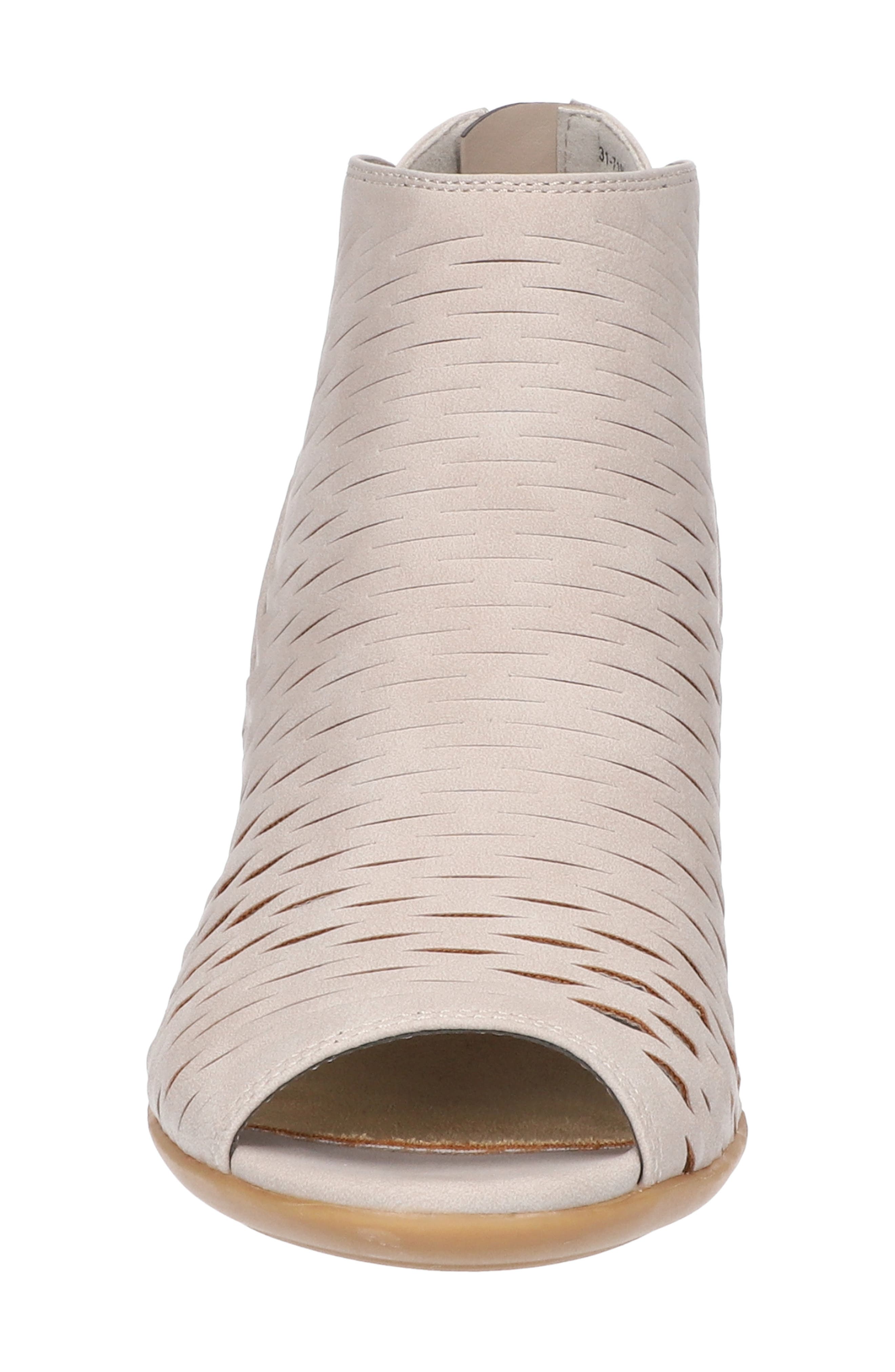 EASY STREET Sunrise Cutout Bootie Sandal, Alternate, color, Grey