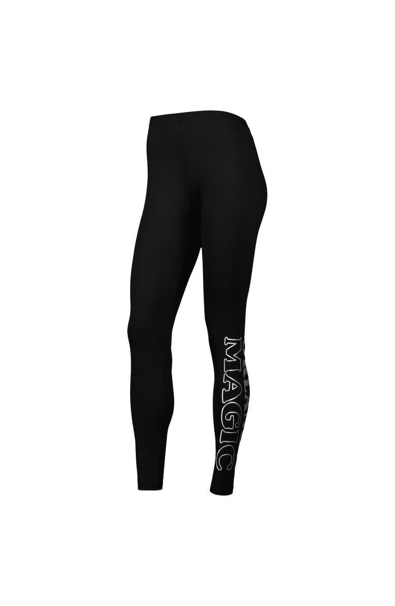 G-III 4HER BY CARL BANKS Women's G-III 4Her by Carl Banks Black Orlando Magic Stadium Leggings, Alternate, color, 