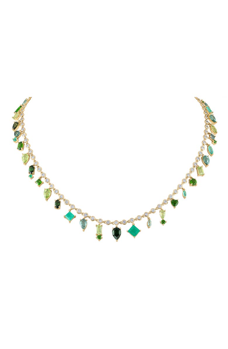 EDEN PRESLEY Green Collar Necklace, Main, color, 
