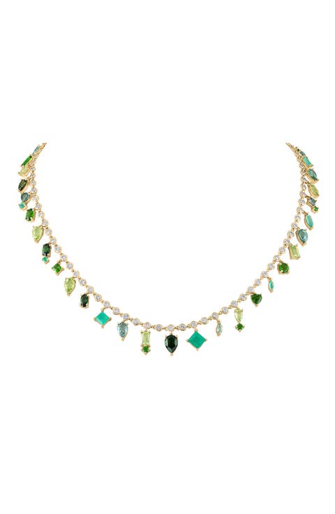 Green Collar Necklace