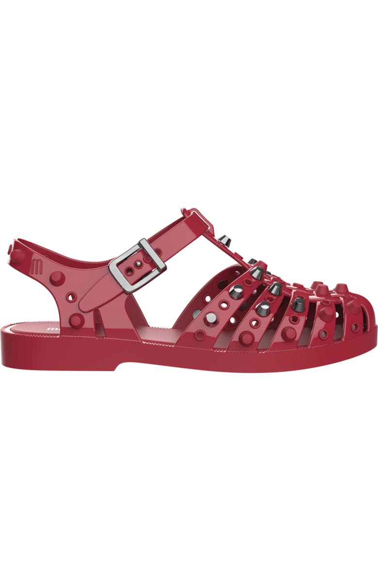 Melissa Possession Stud Fisherman Sandal, Alternate, color, Red
