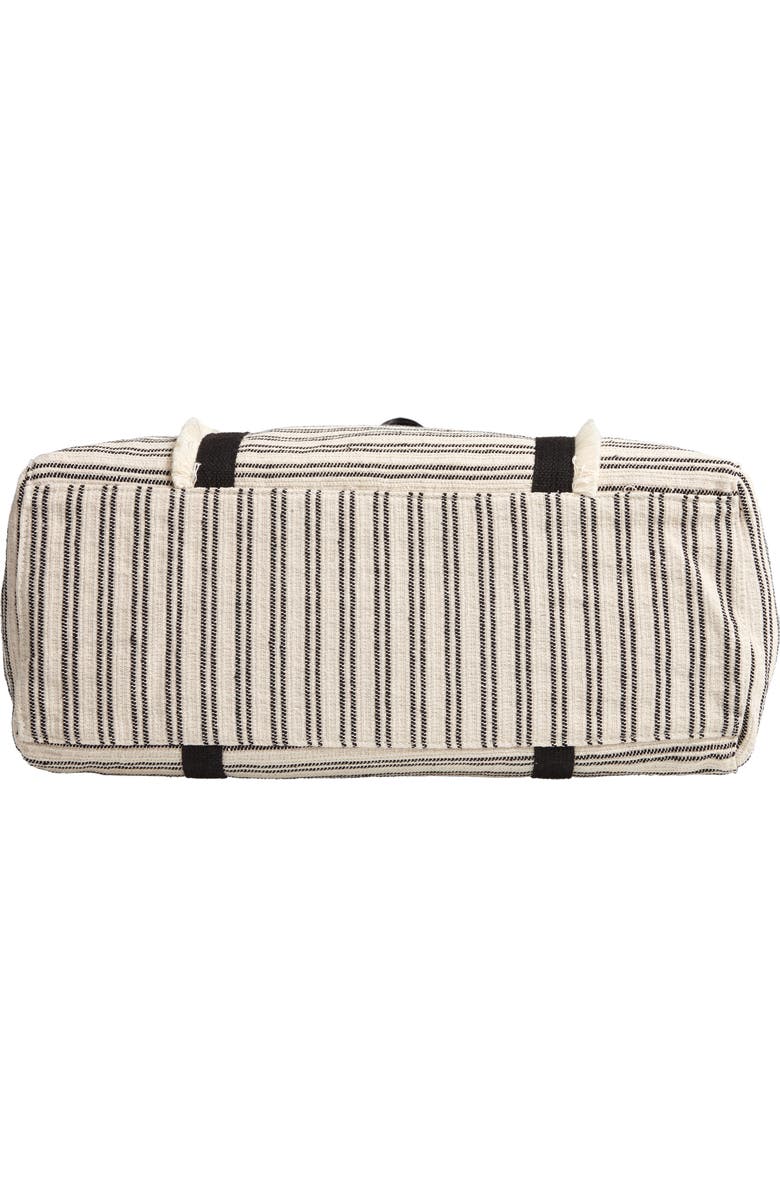 Violet Ray New York Stripe Canvas Weekend Bag, Alternate, color,