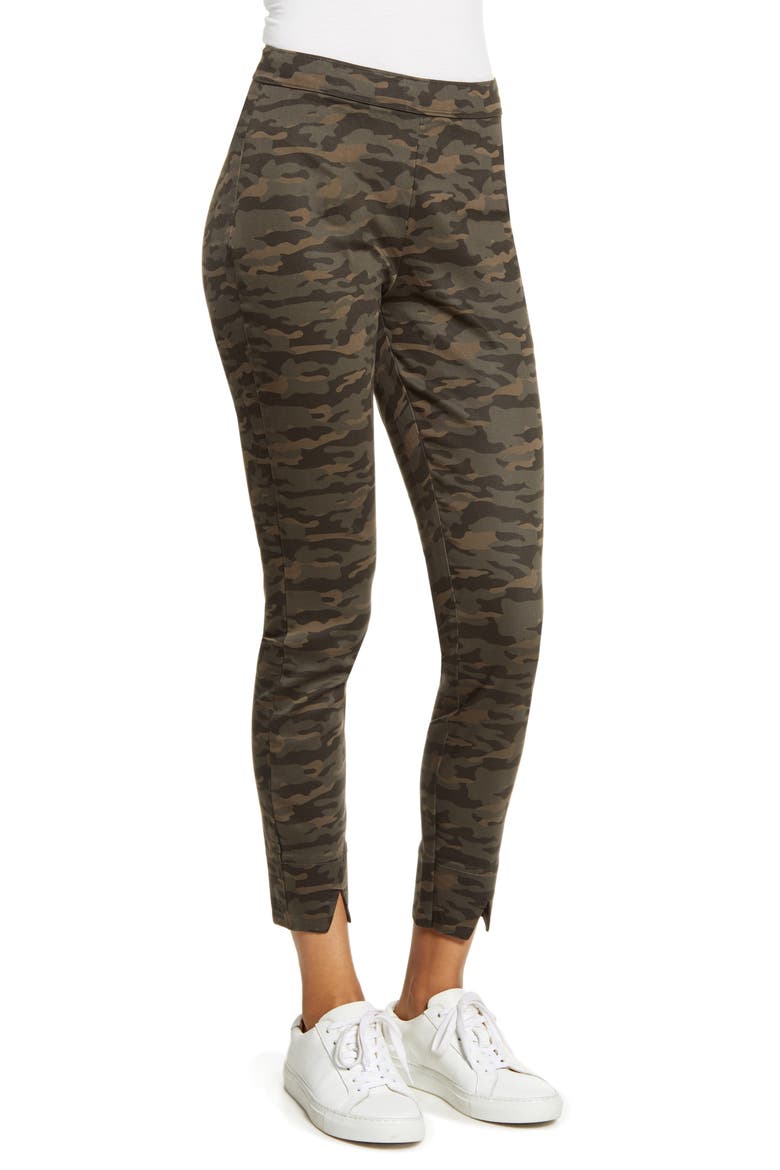 Camo Sateen Leggings, Alternate, color, ARMY