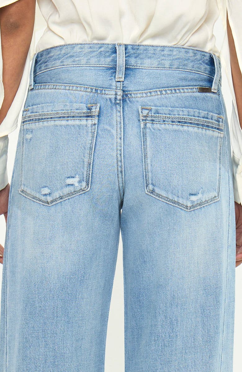KanCan Selma Mid Rise Wide Jeans, Alternate, color, Medium Light