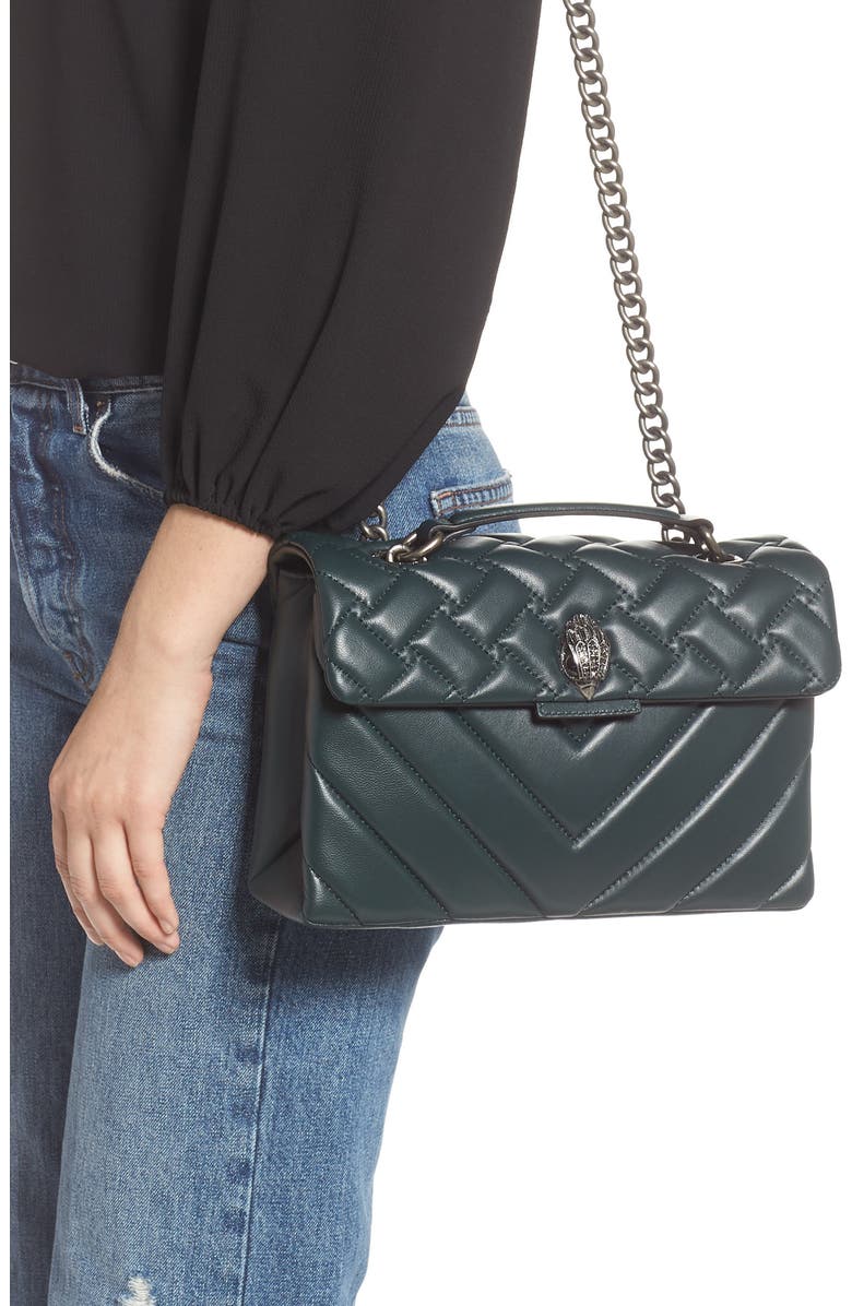 Kurt Geiger London Large Kensington Leather Shoulder Bag, Alternate, color,