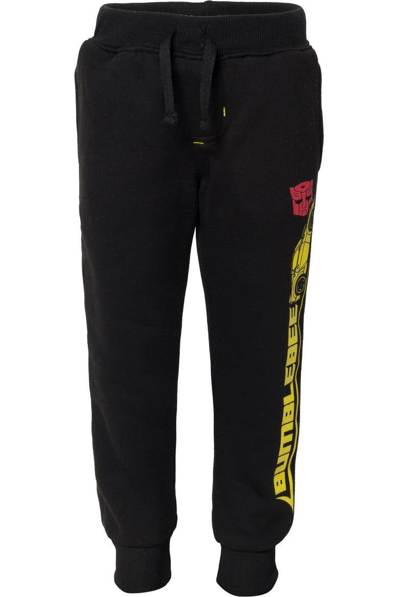 Fleece Hoodie and Pants Set, Alternate, color, Bumblebee Yellow Black