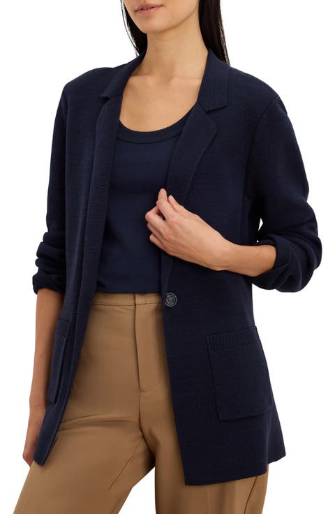 Elegant Knit Blazer