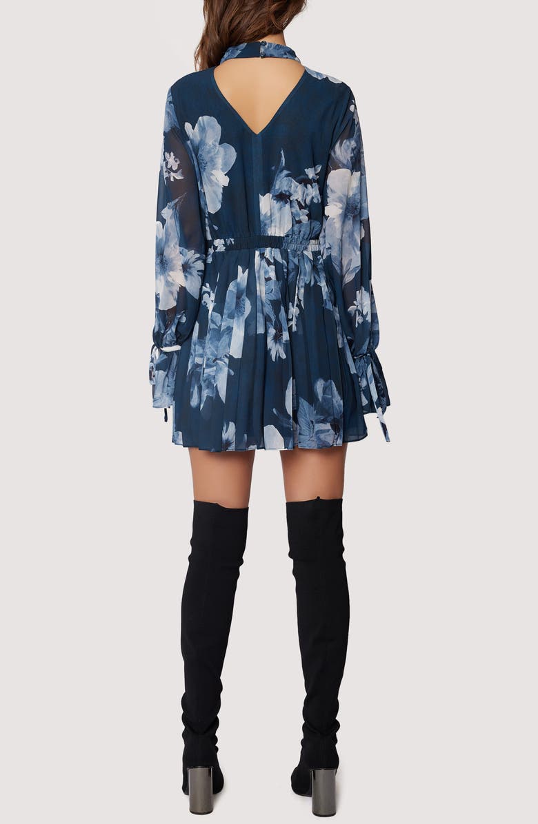 Lost + Wander Josephine Floral Pleated Long Sleeve Dress, Alternate, color,