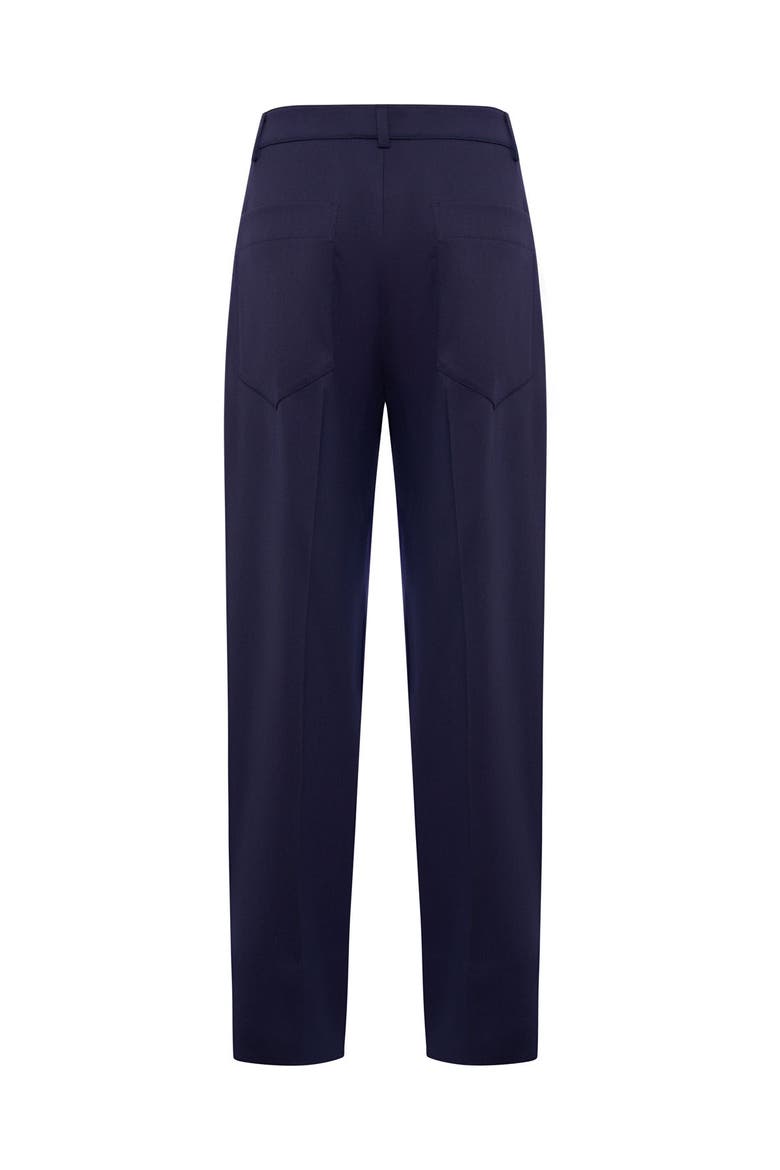 Cotton Wool Barrel Pants, Alternate, color, Blue