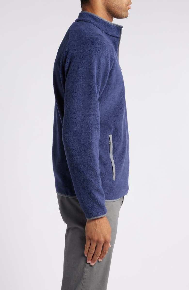 Peter Millar Fade Half Zip Fleece Pullover, Alternate, color, Navy