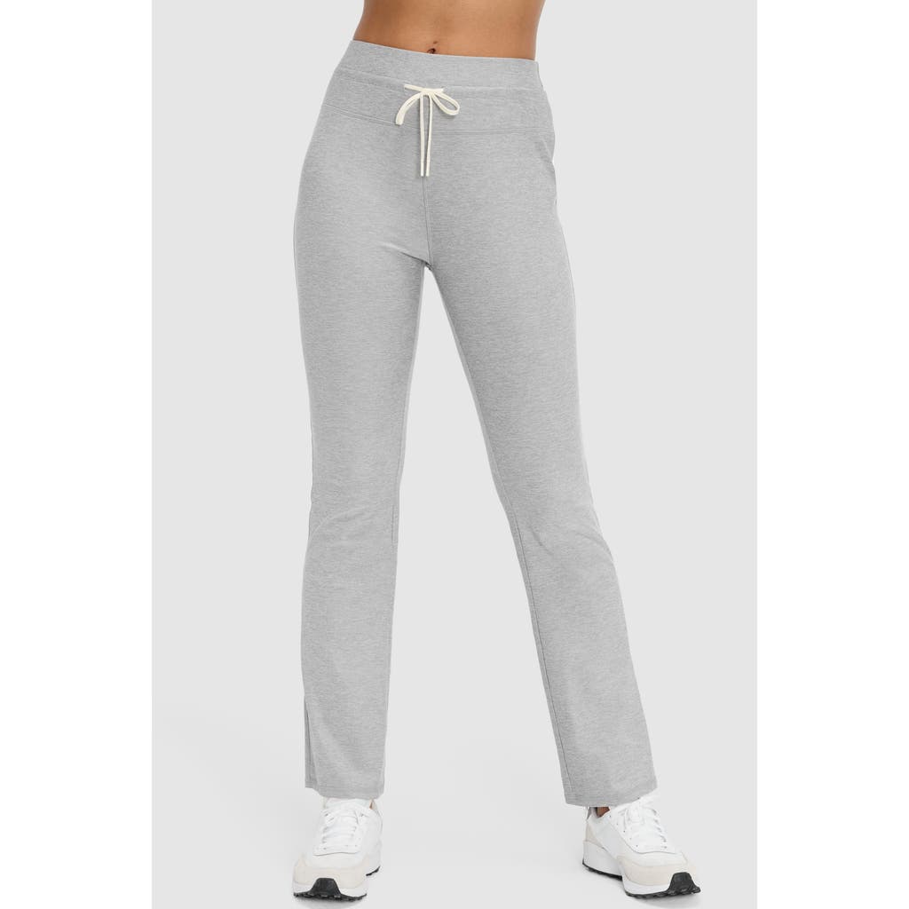 Peloton Dreamblend High Rise Flared Legging In Gray