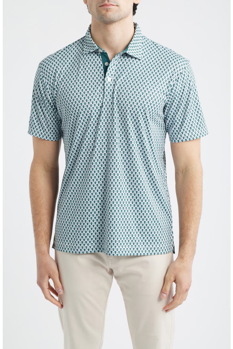 Tradition Performance Golf Polo, Main, color, FOREST