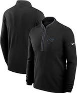 Nike Men's Nike Black Carolina Panthers Lightweight Victory Dri-FIT Half-Zip Pullover