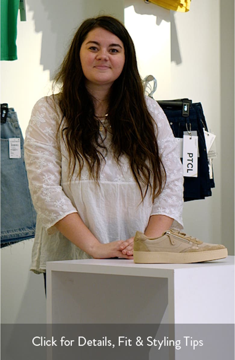 Cybl Leather Zip Sneaker, sales video thumbnail