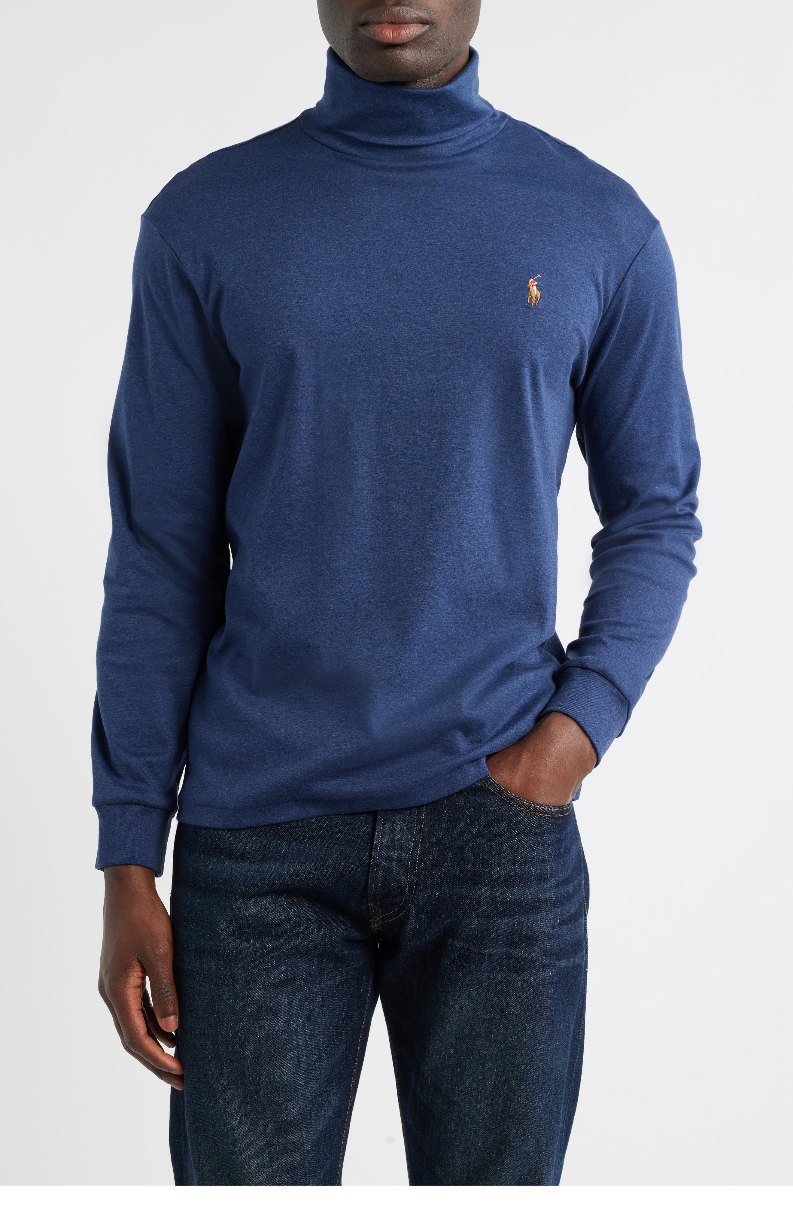 selected SPRING NAVY HEATHER