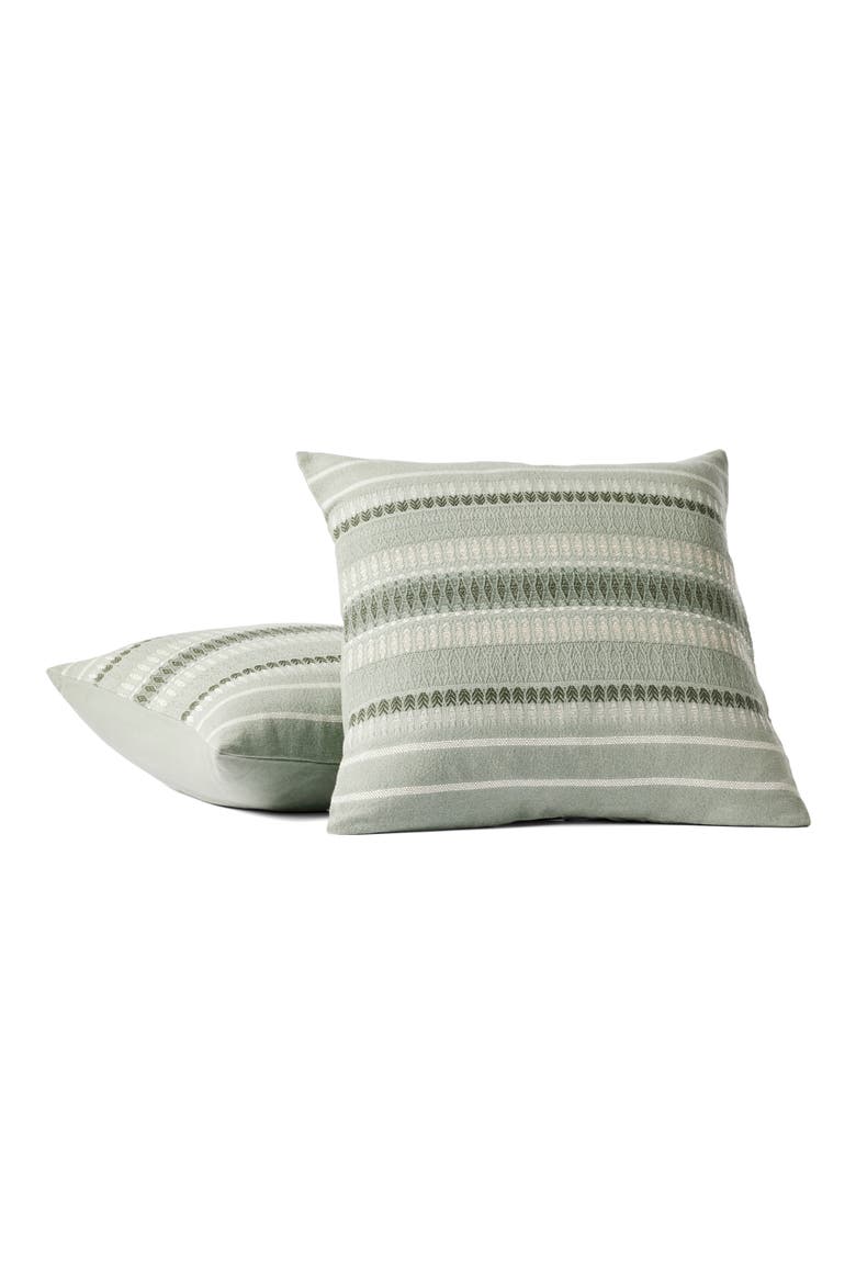 Coast Organic Cotton Pillow Cover, Main, color, SAGE